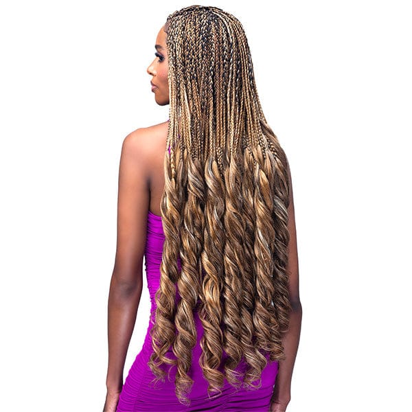 Bobbi Boss Synthetic Pre-Feathered Braid - 3X BOSS BRAID PF FRENCH CURL 28" - Image 3
