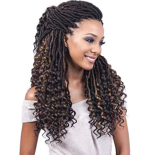 [3 Pack Deal] Bobbi Boss African Roots Collection Crochet Braid - NU LOCS CURLY TIPS 20" - Image 3