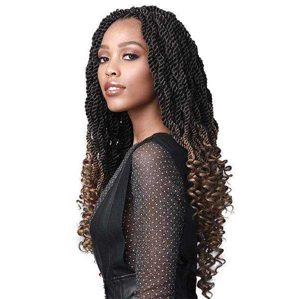 Bobbi Boss Wavy Senegal Twist Curly Tips 2X Braid - 18" - Image 2