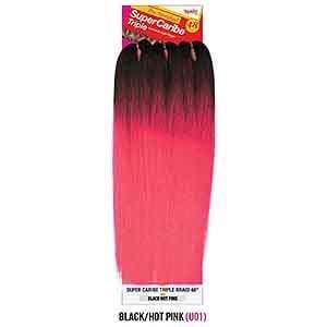 [3 Pack Deal] Janet Collection Pre Stretched Unicorn Crochet Braid - 3X SUPER CARIBE TRIPLE 48" - Image 13