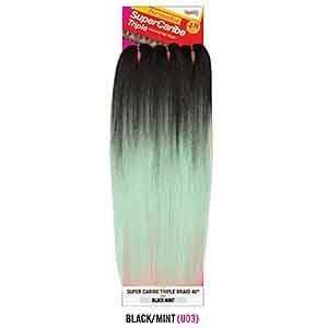 [3 Pack Deal] Janet Collection Pre Stretched Unicorn Crochet Braid - 3X SUPER CARIBE TRIPLE 48" - Image 15