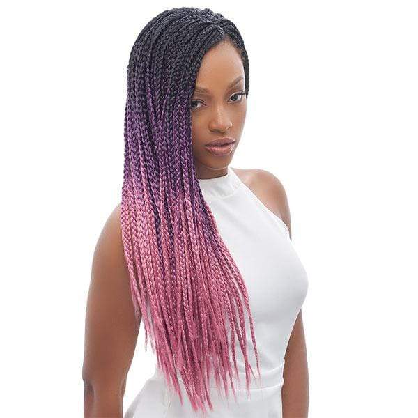 [3 Pack Deal] Janet Collection Pre Stretched Unicorn Crochet Braid - 3X SUPER CARIBE TRIPLE 48" - Image 2
