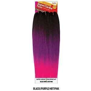 [3 Pack Deal] Janet Collection Pre Stretched Unicorn Crochet Braid - 3X SUPER CARIBE TRIPLE 48" - Image 22