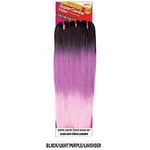 [3 Pack Deal] Janet Collection Pre Stretched Unicorn Crochet Braid - 3X SUPER CARIBE TRIPLE 48" - Image 23