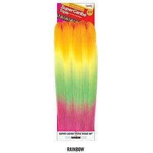 [3 Pack Deal] Janet Collection Pre Stretched Unicorn Crochet Braid - 3X SUPER CARIBE TRIPLE 48" - Image 24