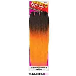 [3 Pack Deal] Janet Collection Pre Stretched Unicorn Crochet Braid - 3X SUPER CARIBE TRIPLE 48" - Image 9