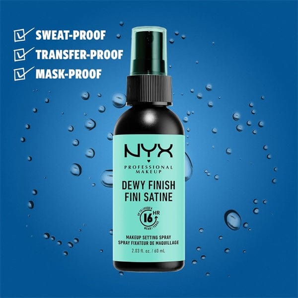 NYX PROFESSIONAL Makeup Setting Spray(2.03oz) - Dewy Finish - (C) - Image 2