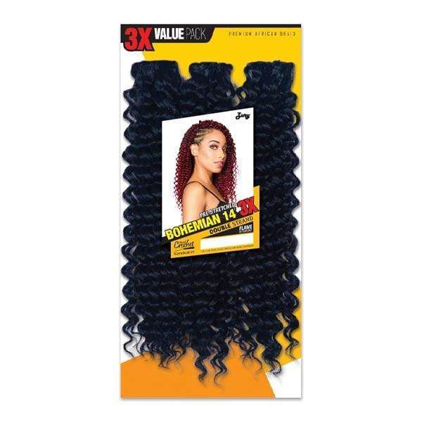 [3 Pack Deal] Zury Sis Premium African Synthetic Crochet Braid - 3X BOHEMIAN 14" - Image 5