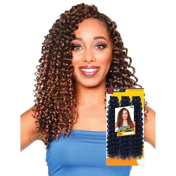 [3 Pack Deal] Zury Sis Premium African Synthetic Crochet Braid - 3X HIP CURL 14" - Image 2