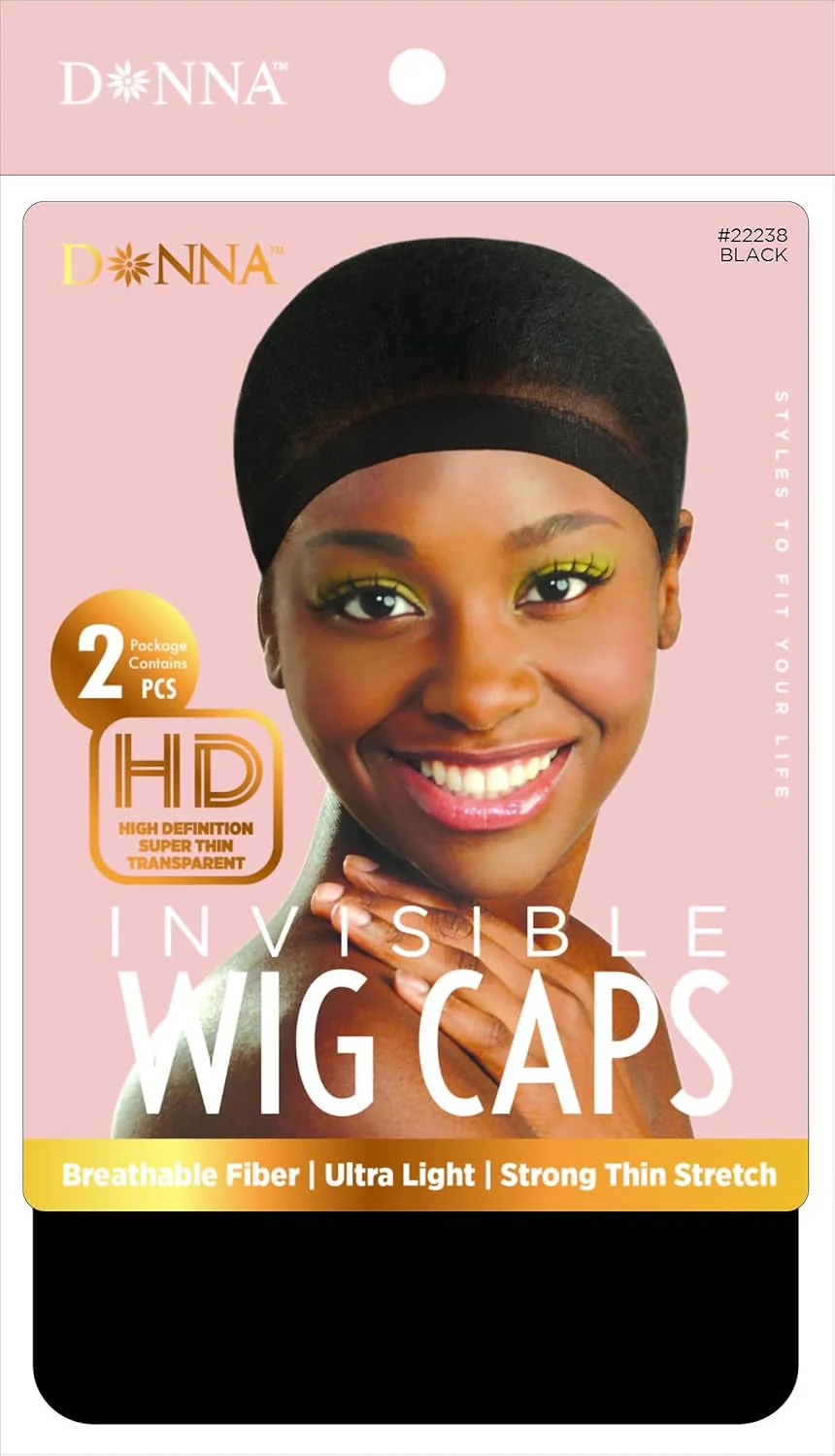 Donna HD Invisible Wig Caps 2pcs  - (C) - Image 2