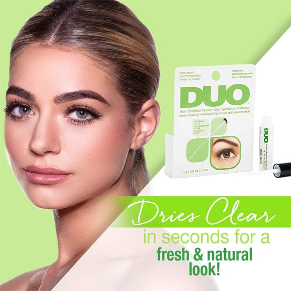 DUO Brush-On Lash Adhesive with Vitamins A,C&E-White/Clear-0.18oz-(C) - Image 3