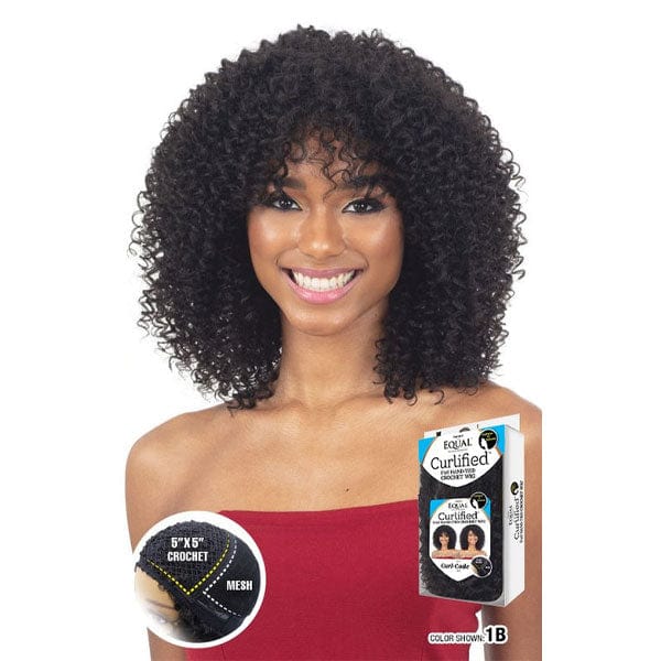 Freetress Equal Curlified Hand-tied Crochet Wig - CURL CODE - Image 4