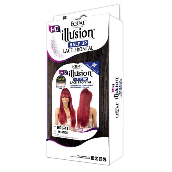 Freetress Equal Illusion Synthetic Half Up Lace Frontal Wig - HDL 11 - Image 11