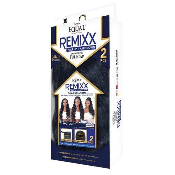 Freetress Equal Remixx Synthetic Half Up Half Down Ponytail Half Wig - SPOTLIGHT - Image 4