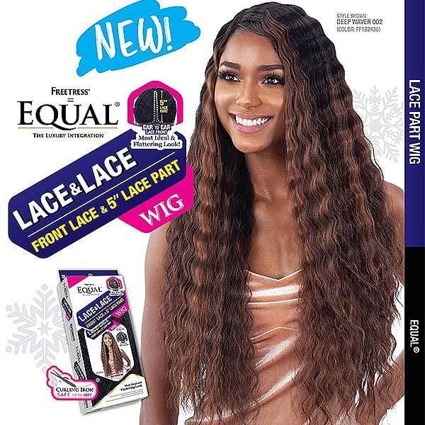 Freetress Equal Synthetic 5 Inch Lace Part Wig - DEEP WAVER 002 - Image 3