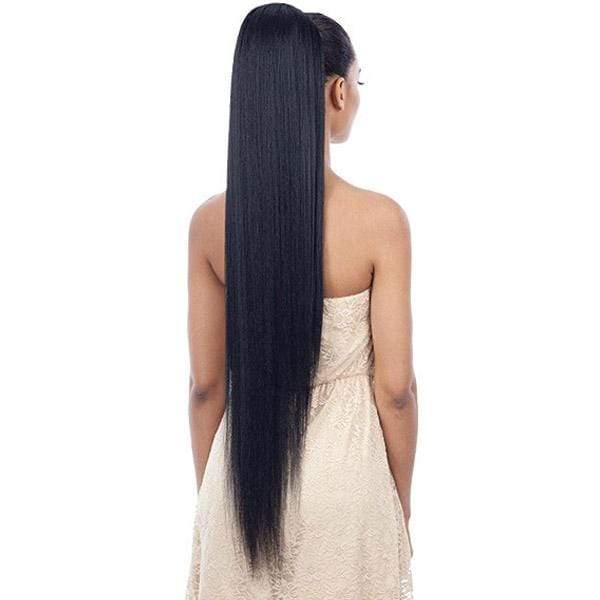 Freetress Equal Synthetic Drawstring Ponytail - LONG STRAIGHT YAKY 38" - Image 2