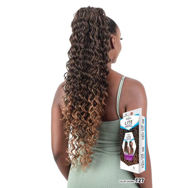 Freetress Equal Synthetic Lite Drawstring Ponytail - RIBBON CURL 28" - Image 2