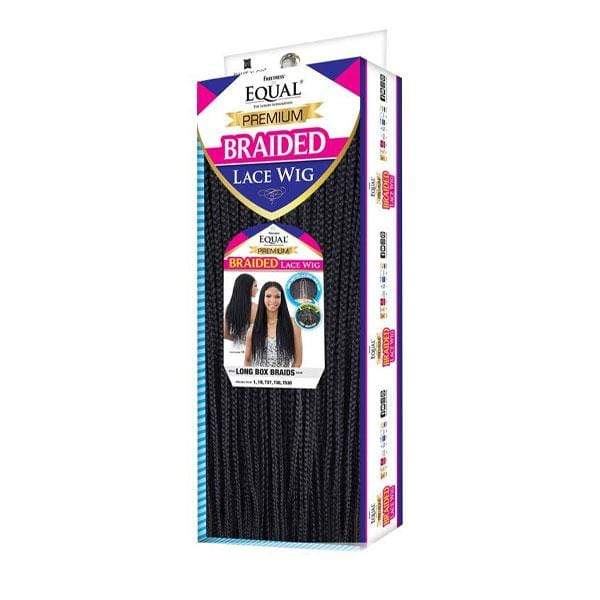 Freetress Equal Synthetic Premium Braid Lace Wig - LONG BOX BRAIDS - Image 4