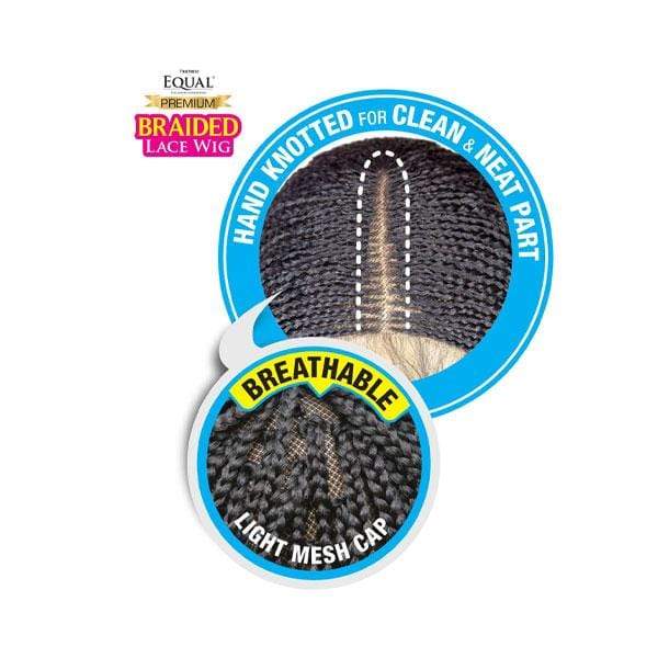 Freetress Equal Synthetic Premium Braid Lace Wig - LONG BOX BRAIDS - Image 5