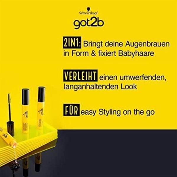 Got2b Glued 4brows & Edges 2in1 Gel - Strong hold - 16ml - (C) - Image 4