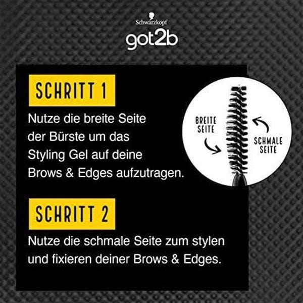 Got2b Glued 4brows & Edges 2in1 Gel - Strong hold - 16ml - (C) - Image 5