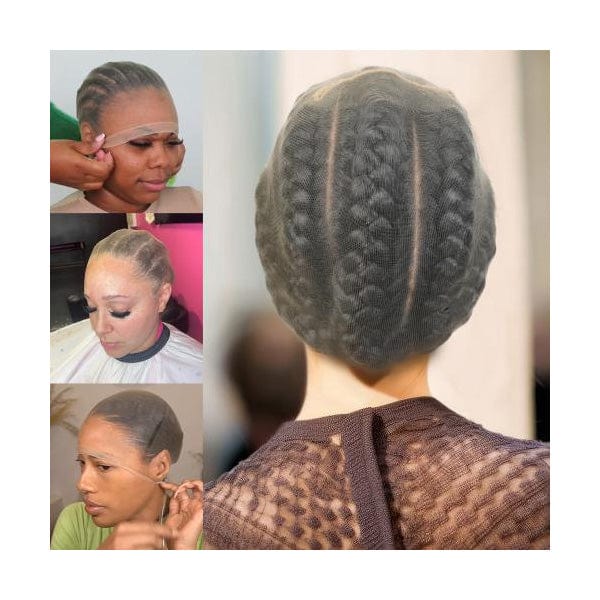 Invisible HD Wig Cap Ultra Thin for Bald Cap Method (2Pcs) - WCAP01 - (C) - Image 5