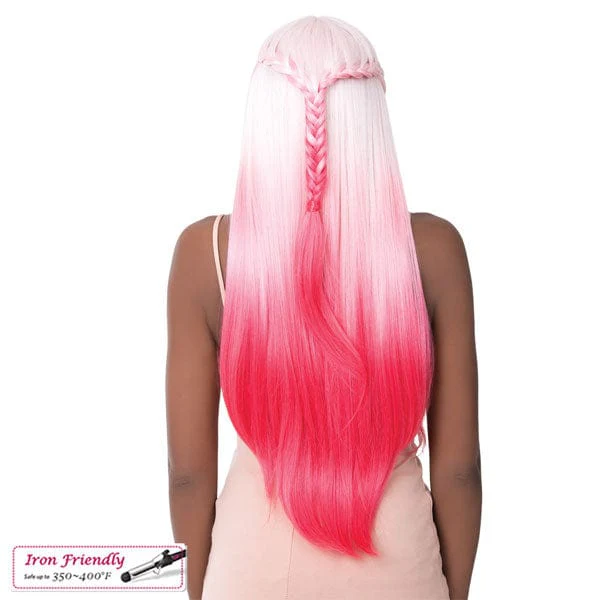 It's A Wig Synthetic Swiss Lace Crown Braid Wig - DABO - Image 10
