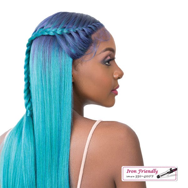 It's A Wig Synthetic Swiss Lace Crown Braid Wig - DABO - Image 4