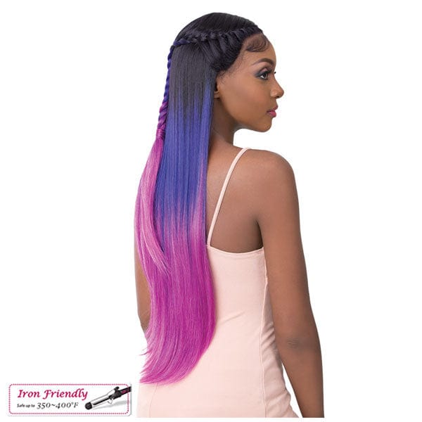 It's A Wig Synthetic Swiss Lace Crown Braid Wig - DABO - Image 7