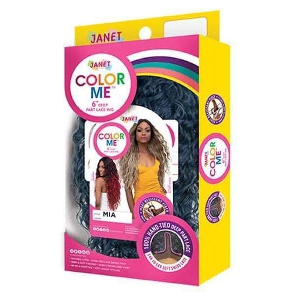 Janet Collection Color Me Premium Synthetic Hair Deep Part Lace Wig - MIA - Image 5