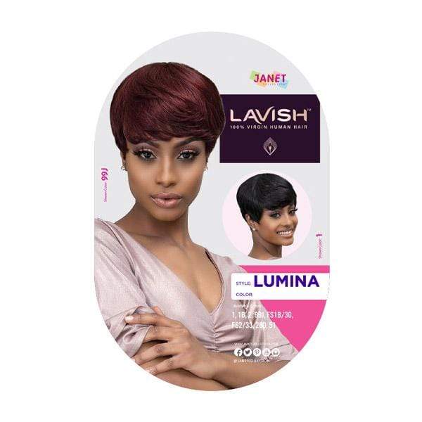 Janet Collection Lavish 100% Virgin Human Hair Wig - LUMINA - Clearance - Image 4