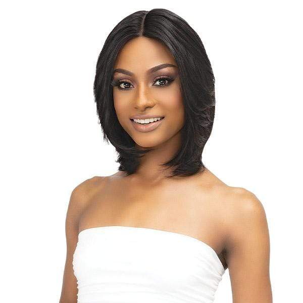 Janet Collection Luscious W&W 100% Natural Virgin Remy Indian Hair Wig - KHLOE - Image 4