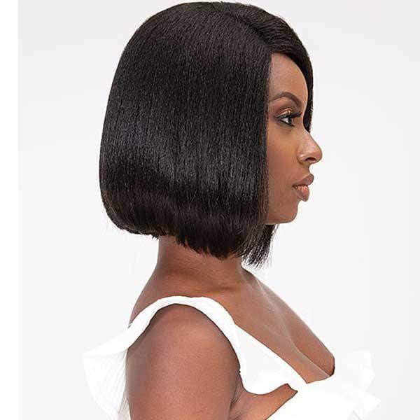 Janet Collection Natural Me Human Hair Blend Deep Part Swiss Lace Front  Wig - ANN - Clearance - Image 3