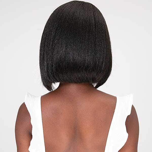 Janet Collection Natural Me Human Hair Blend Deep Part Swiss Lace Front  Wig - ANN - Clearance - Image 5