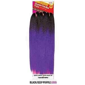 Janet Collection Pre Stretched Unicorn Crochet Braid - 3X SUPER CARIBE TRIPLE 48" - Image 16