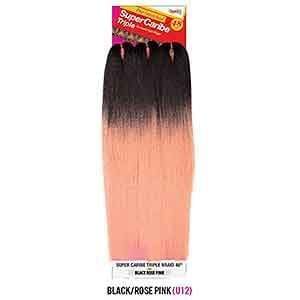 Janet Collection Pre Stretched Unicorn Crochet Braid - 3X SUPER CARIBE TRIPLE 48" - Image 27