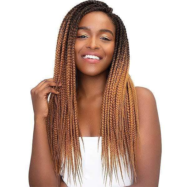 Janet Collection Pre Stretched Unicorn Crochet Braid - 3X SUPER CARIBE TRIPLE 48" - Image 3