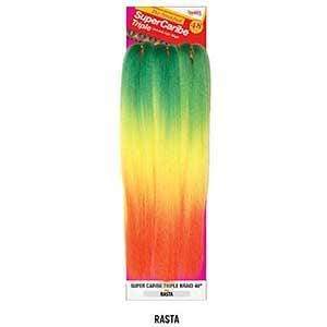 Janet Collection Pre Stretched Unicorn Crochet Braid - 3X SUPER CARIBE TRIPLE 48" - Image 31