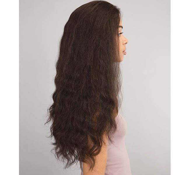 Janet Collection Premium Edition 100% Natural Virgin Remy Human Hair Lace Wig - 360 LACE FRENCH WAVE 26" - Image 5