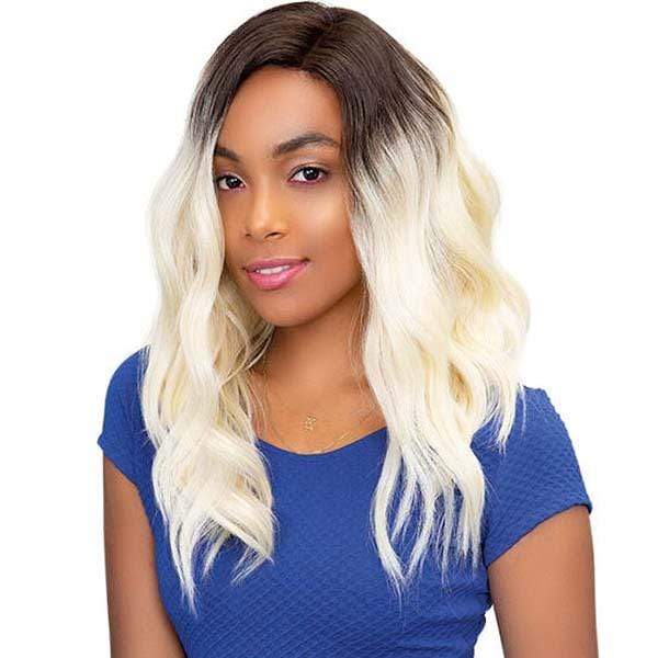 Janet Collection Princess Human Hair Blend 4x4 Lace Front Wig - AKALI - Clearance - Image 2