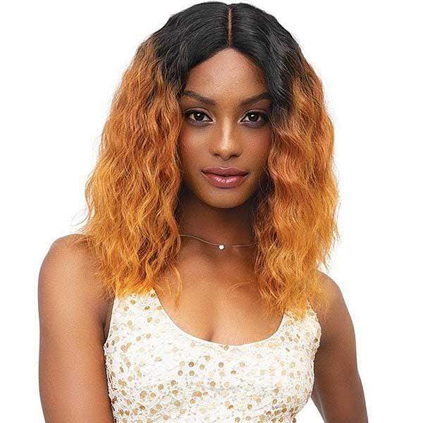 Janet Collection Synthetic Extended Deep Part Lace Wig - CAMPBELL - Clearance - Image 3