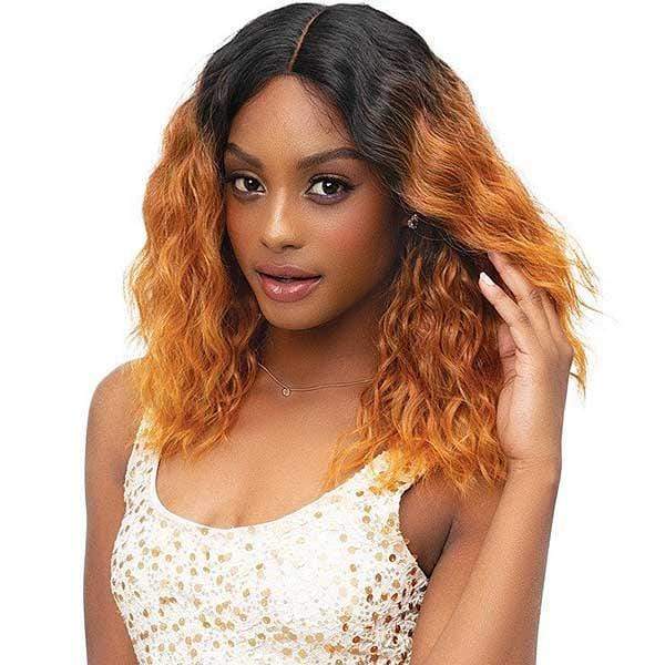 Janet Collection Synthetic Extended Deep Part Lace Wig - CAMPBELL - Clearance - Image 4