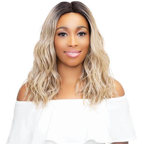 Janet Collection Synthetic Extended Part Lace Extremely Deep Part Lace Wig - LEONA - Clearance - Image 3