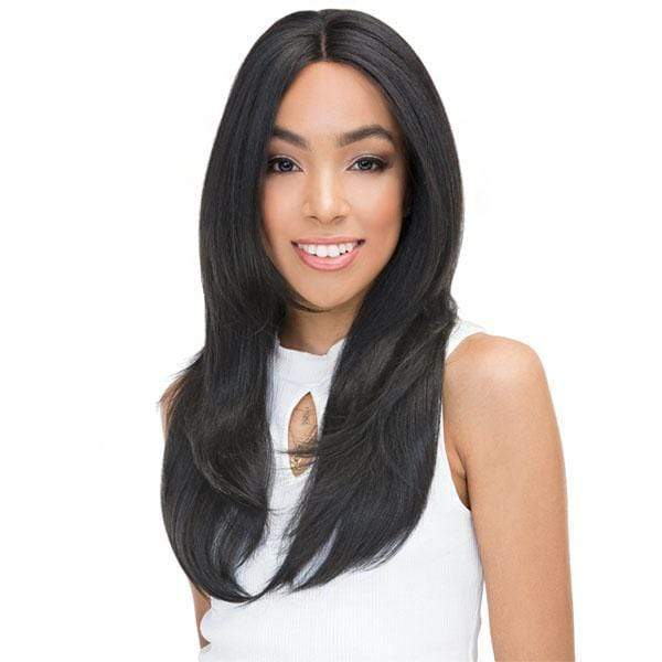 Janet Collection Princess Human Hair Blend 4x4 Lace Front Wig - FELICIA - Clearance - Image 2