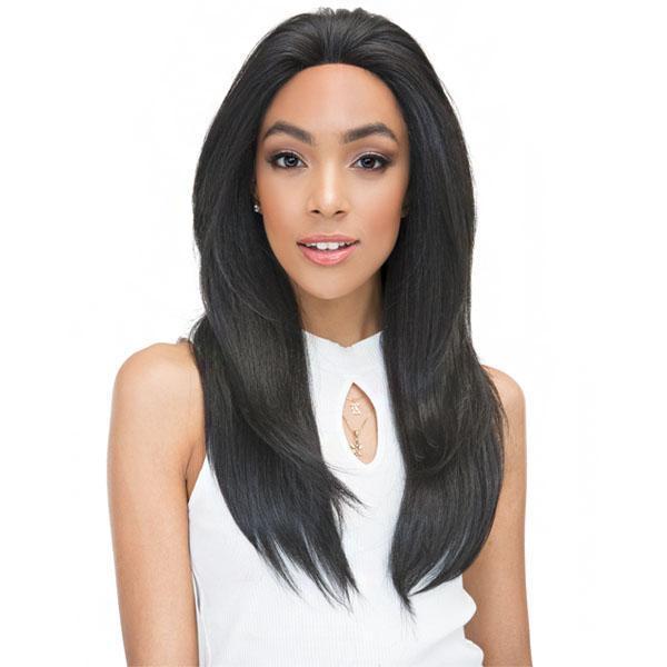 Janet Collection Princess Human Hair Blend 4x4 Lace Front Wig - FELICIA - Clearance - Image 4