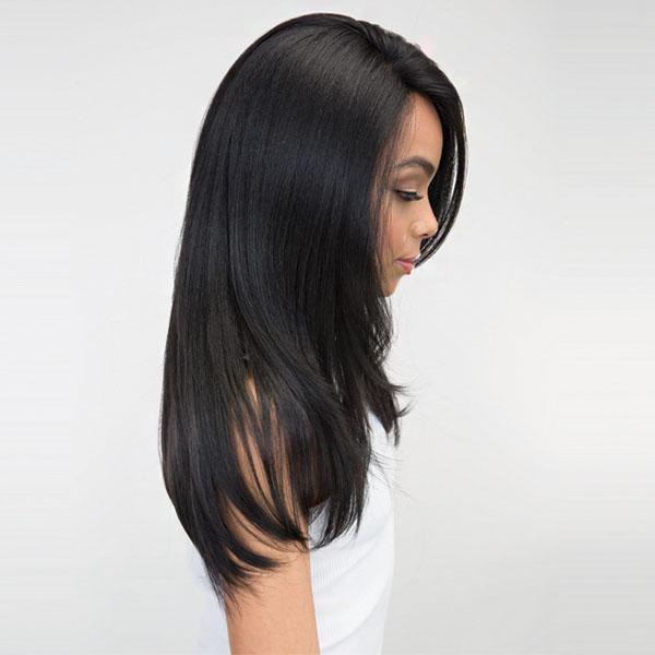 Janet Collection Princess Human Hair Blend 4x4 Lace Front Wig - FELICIA - Clearance - Image 6