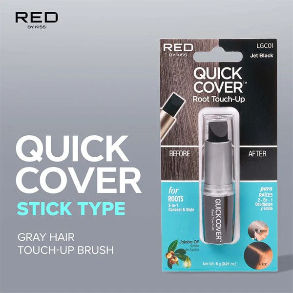 RED BY KISS - Quick Cover Root Touch-Up Stick - (C) - Image 3