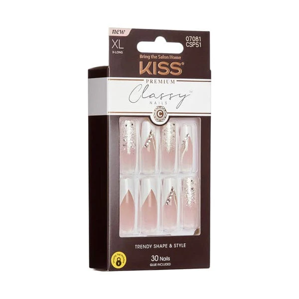 KISS Premium Classy Nails - XL-CSP50-52 - (C) - Image 2
