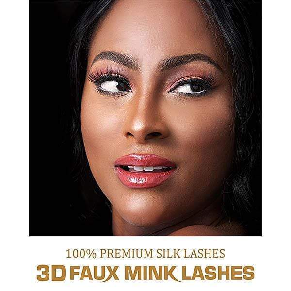 Laflare 3D Faux Mink Hair Eyelashes - (C) - Image 2