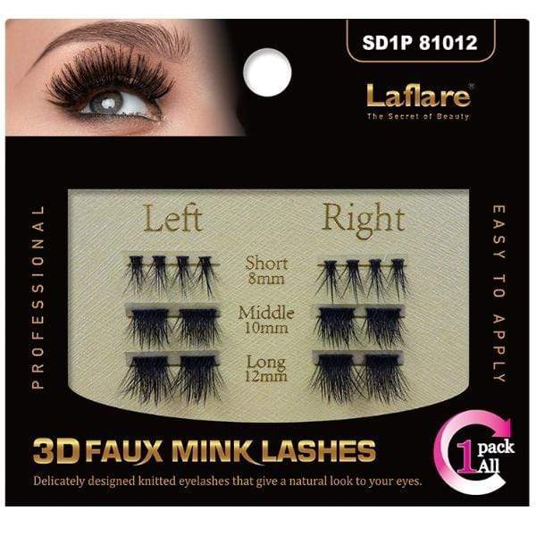 Laflare 3D Faux Mink Hair Eyelashes - (C) - Image 56